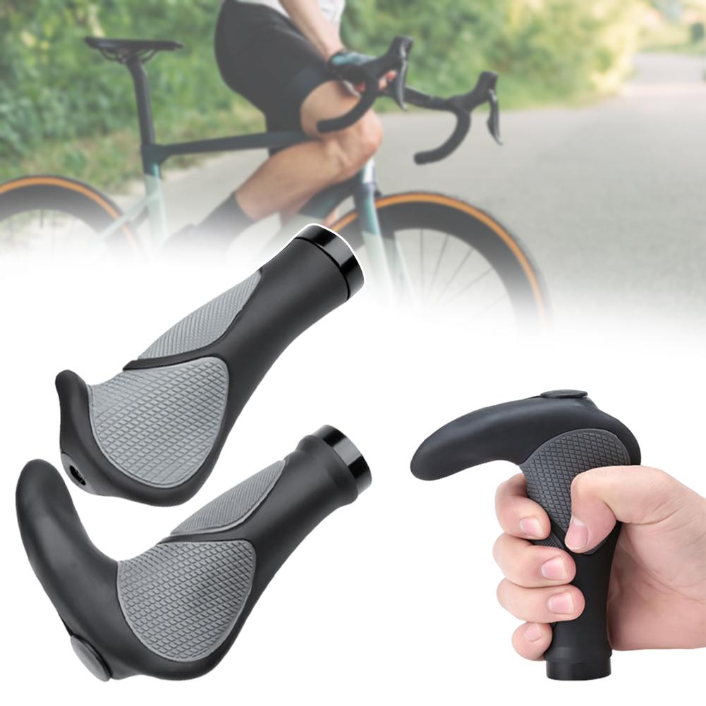 Bike Grips Folding Bike Handle Cover Grips For Road MTBs Bike Quick Easy Installation Bike Part Ergonomic Bike Grip with Bar End
