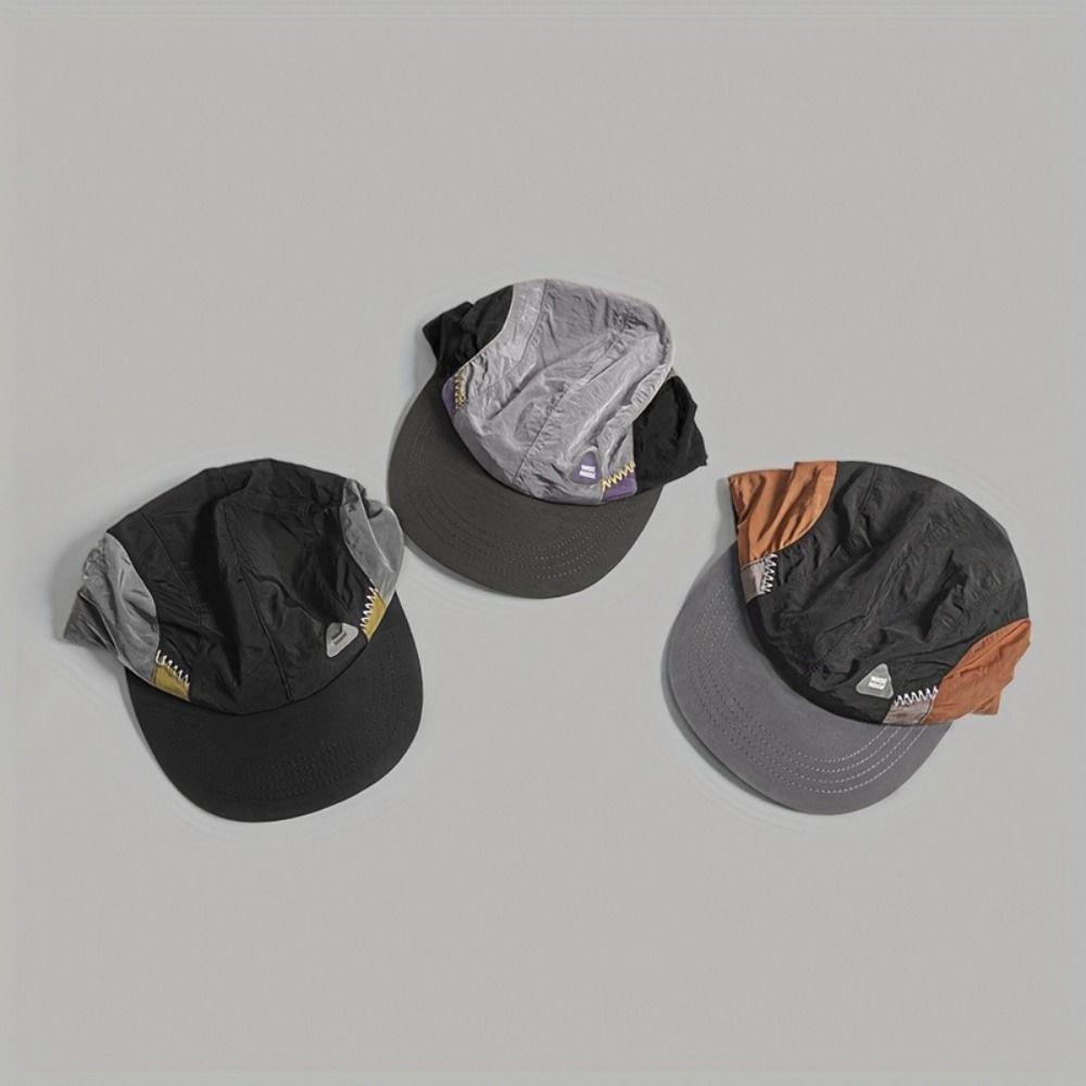 Flat-brimmed Quick-drying Hat Summer Thin Sun Protection Caps Baseball Cap  Men and Women