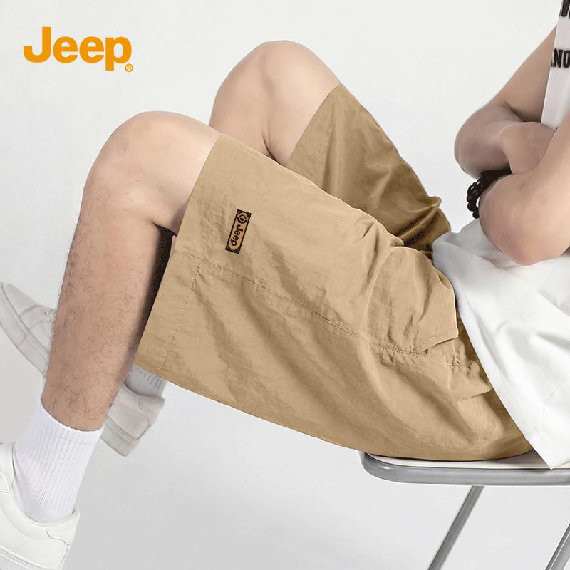 JEEP Men s Straight-Leg Quick-Dry Casual Shorts 4XL