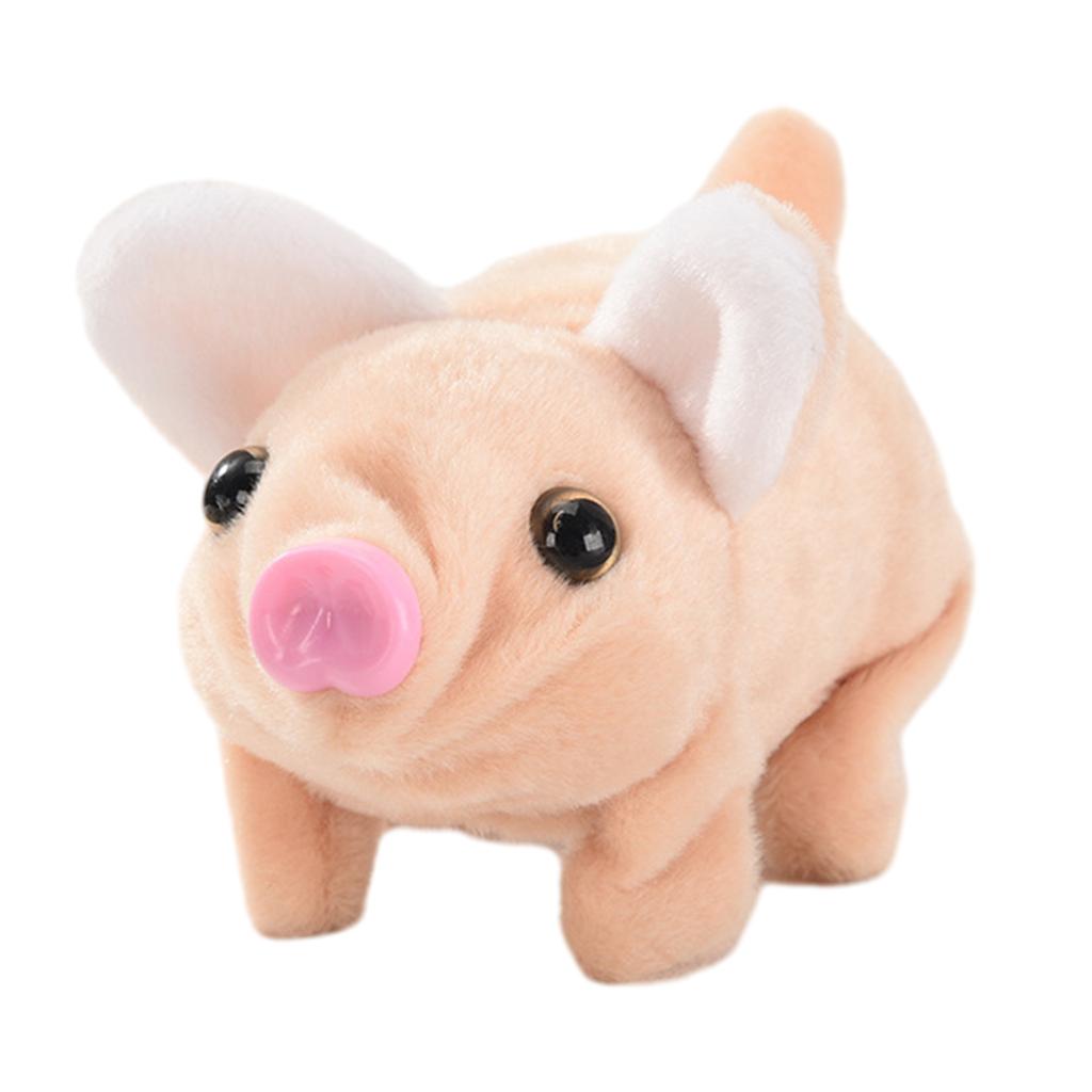 Stuffed Animal Oinking Walking Pig Nose Twitching Electric Plush Toy Great Gifts for Toddlers Boys Girls Kids