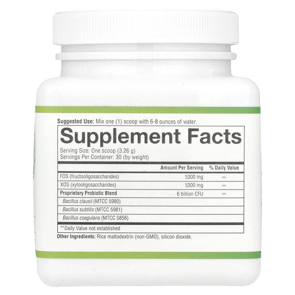 Youtheory Polvere Probiotica di Spore, 6 Miliardi di UFC, 3,45 oz (97 grammi)