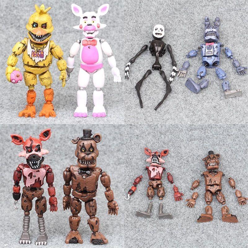 Cartoon Action Figures Handmade Cake Decor Toys 10cm Plastic Collectible Display Figurines
