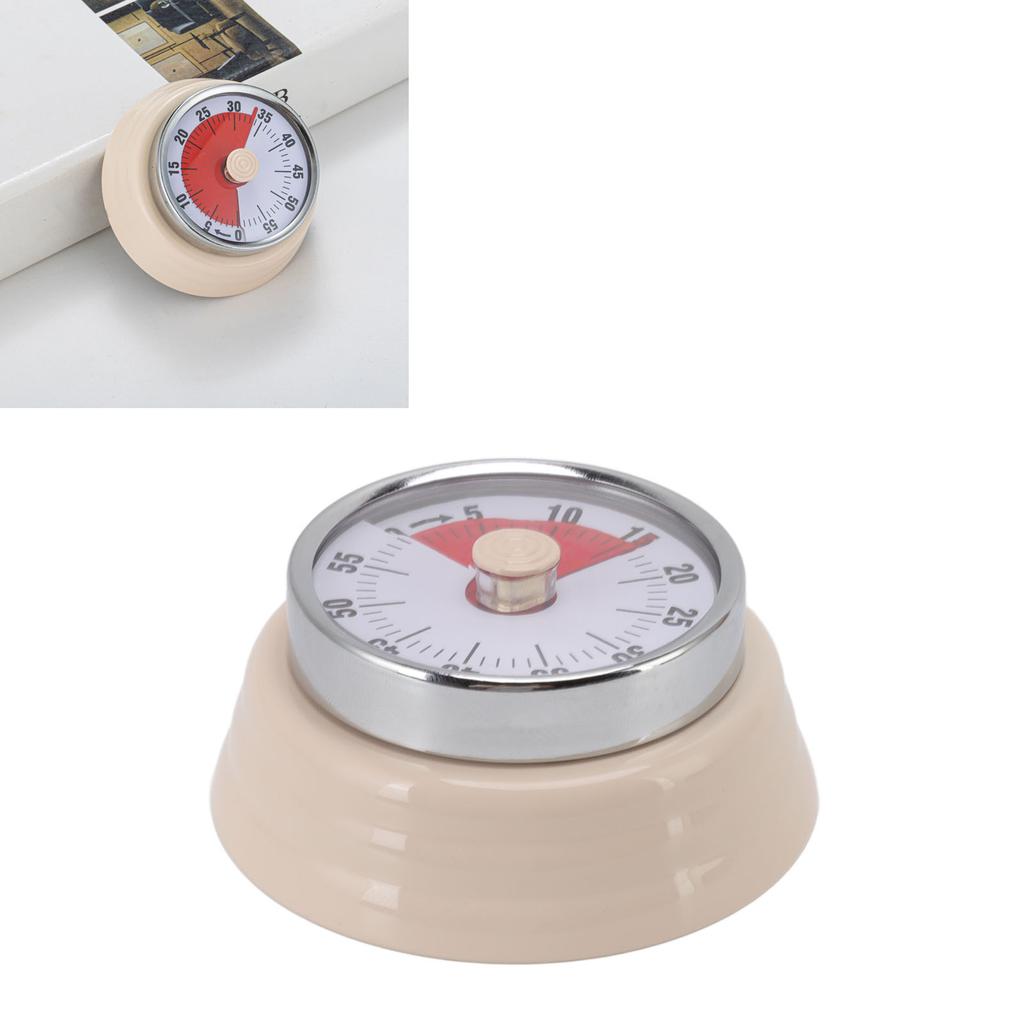 Magnetischer Runder Timer 60 Minuten Visueller Countdown-Timer für Lehrer Klassenzimmer Kinder Hausaufgaben Lesen Erwachsene Kochen Fitnessstudio