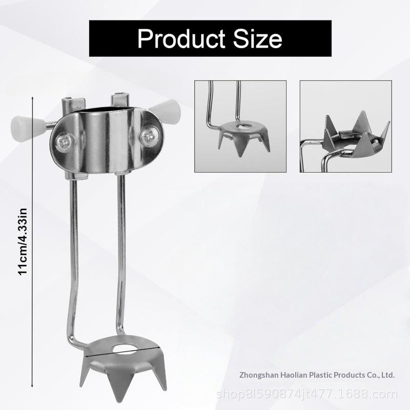 Trekking Pole Tip Ice Spike Winter Outdoor Snow Hiking Cane Ice Tip Attachment With Stainless Steel Studs For Trekking Pole