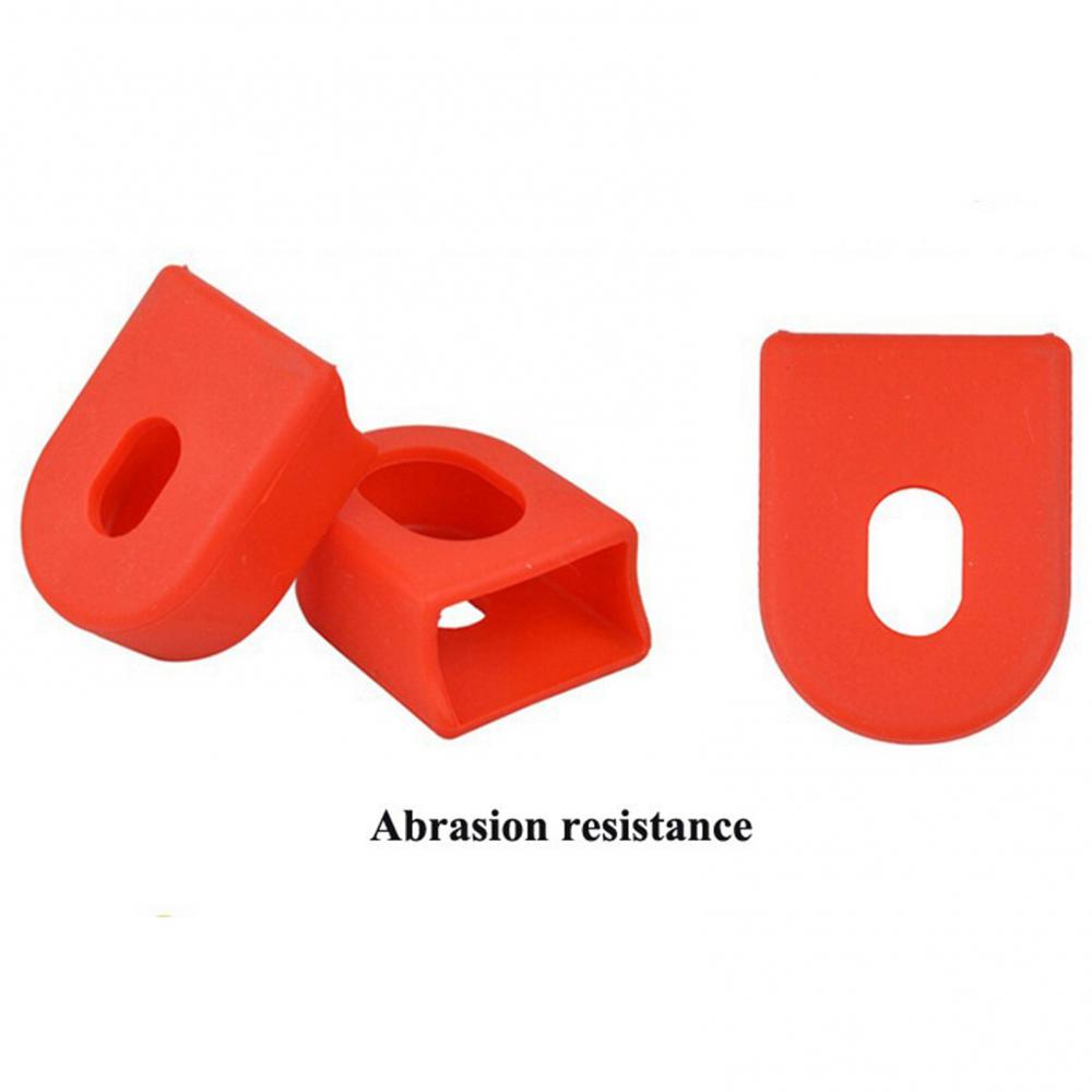 Protective Crankset Crank Cover Crank Crankset Protector Protector Cover 2Pcs Wear-Resistant MTB Bike Bicycle Protectors Covers