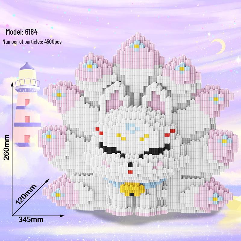 Year of the Dragon: Chinese-Styled Unicorn Dragon Building Blocks - Educational Puzzle Toy for Kids