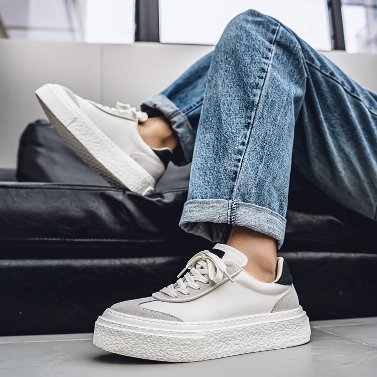 Men's Fashion Casual Low Top Skateboarding Shoes Boys Comfortable Sneakers Male Students Trending Soft Sole Classic Breathable Gym Non-slip