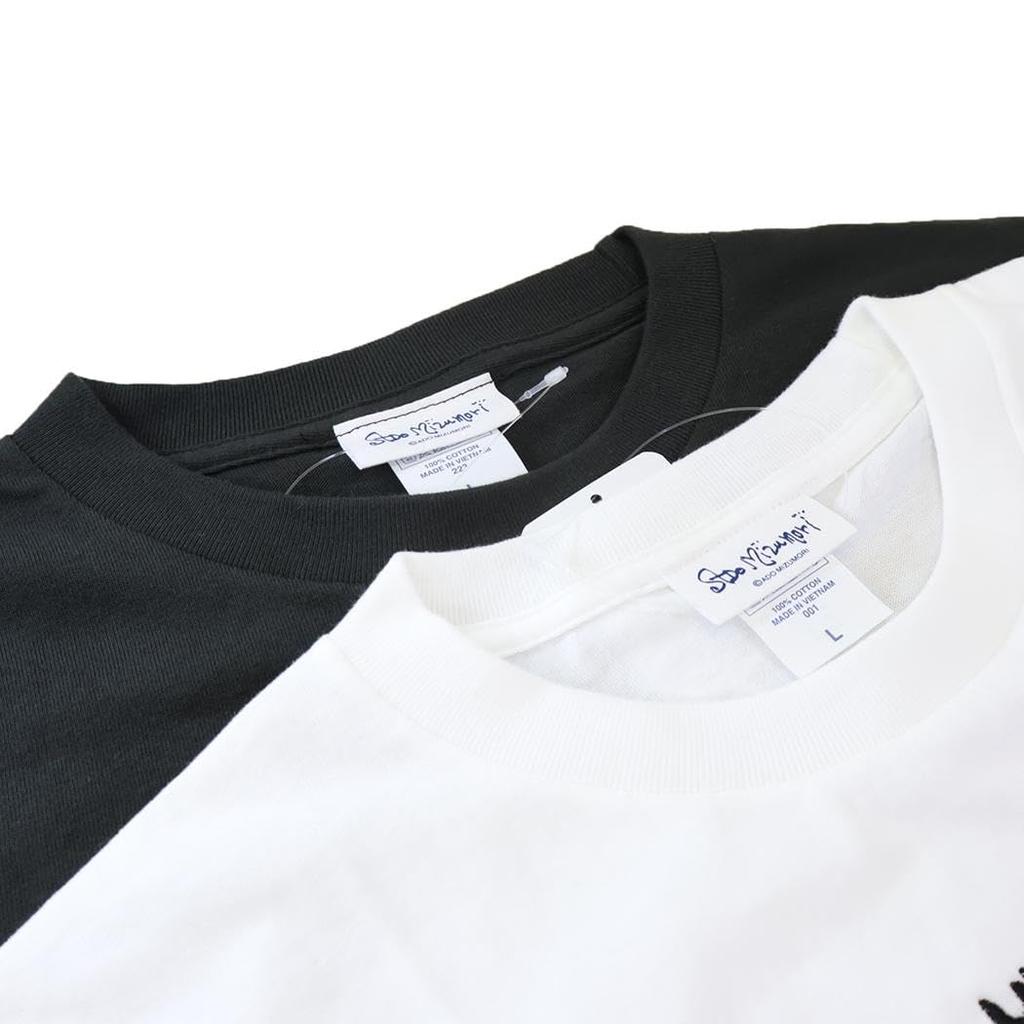Mizumori Ado Embroidered Long Sleeve T-Shirt Boy Smoke Black Size L