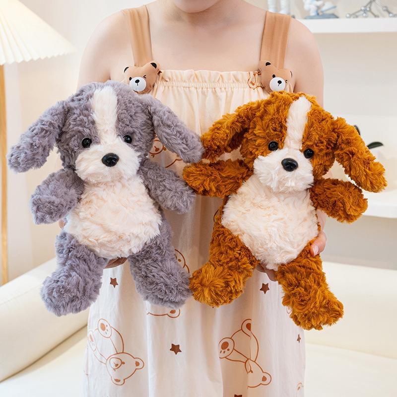 Cartoon Soft Puppy Dog Doll Plush Toy Teddy Dog Doll Children'S Companion Soothing Pillow Muppet Doll