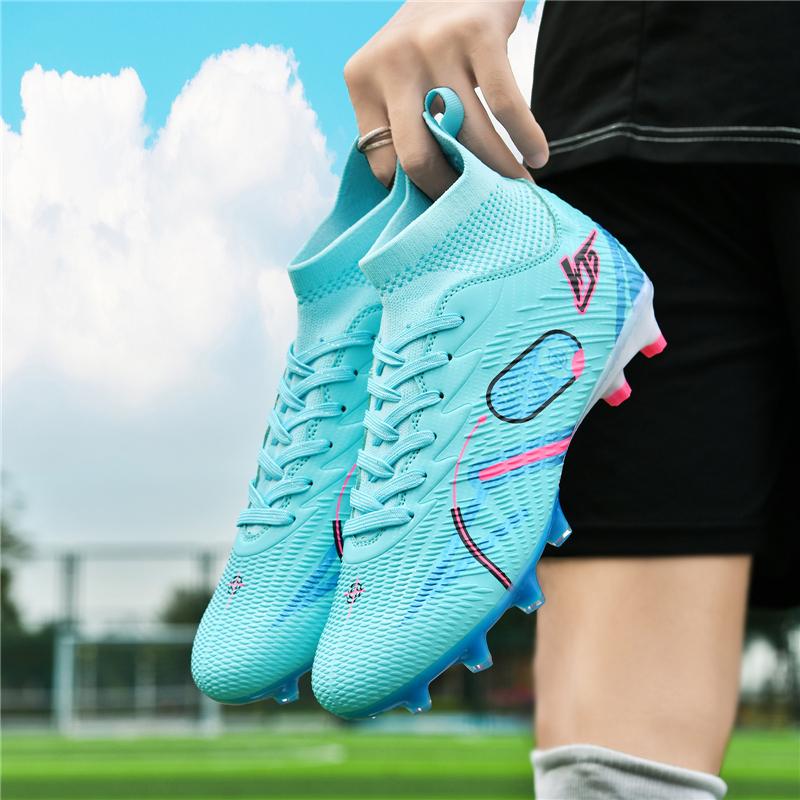 32-46 Men's Soccer Shoes  Long Nails Outdoor Anti-slip Soccer Boots Kids Football Boots Boys Soccer Shoes Artificial Turf Soccer Shoes