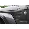 Fender Side Vent Stickers for Jeep Wrangler JL Gladiator JT 2018    2022 Car Exterior Accessories PVC USA Flag