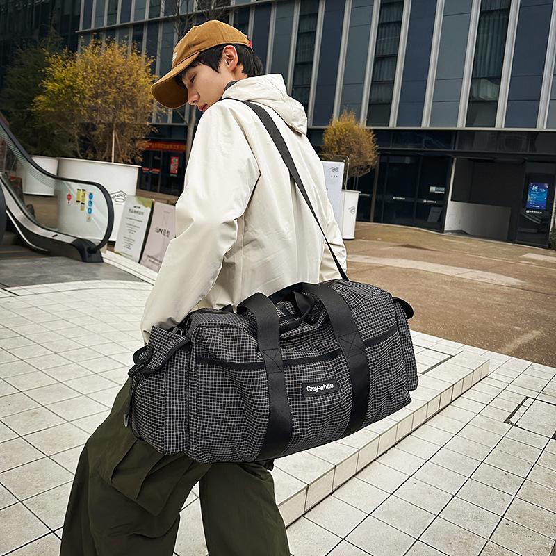 Short-haul Travel Bag Couple's Lightweight and Simple Luggage Bag Large-capacity Sports Fitness Bag Breathable Sports Bag