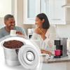 Sturdy Coffee Capsule Cup with Lids Refillable Coffee Pod Easy To Clean Reusable K Cups  Kitchen