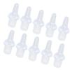 10 Pcs Enema Nozzle Tips Silicone Washable 8mm Inner Diameter Private Flushes Soft Enema