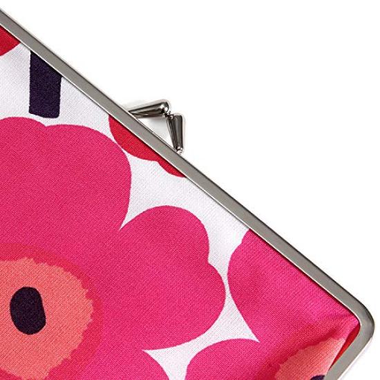 Marimekko Cosmetic Pouch Mini Unikko Silmarashikukkaro Pouch MINI UNIKKO Coin Case Red Scandinavian Multipurpose Pouch [Marimekko] White/Red