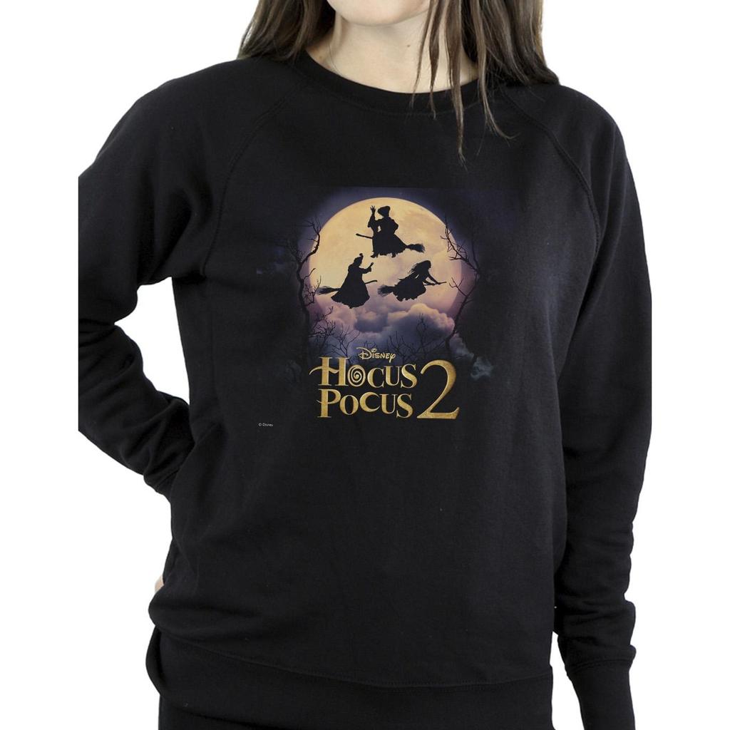 Disney Womens/Ladies Hocus Pocus Witches Flying Sweatshirt