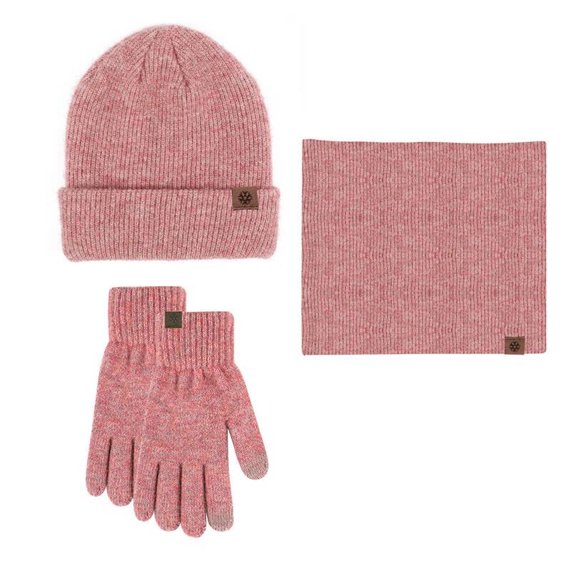 Women's Winter Hat, Scarf & Gloves 3-Piece Set