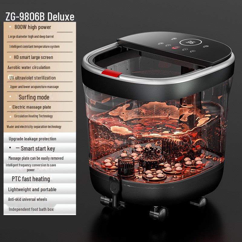 Chigo Automatic Heated Foot Bath with Sterilization and Deep Calf Massage