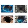 3D Optical Illusion Rug Washable Illusion Carpet for Door Entrance Living Room Or Area Decoration
