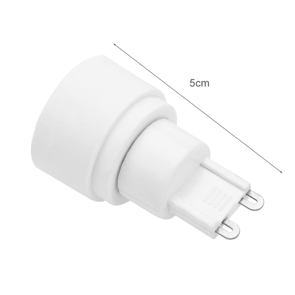 5pcs G9 to E14 LED Lamp Base Holder Converter Professional Light Adapter Socket Lighting Parts Accessories White