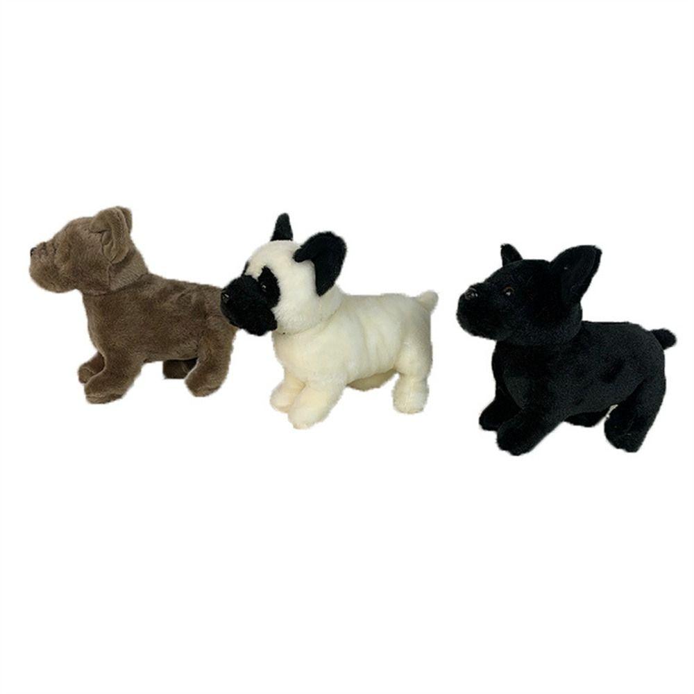Simulation Dog Stuffed Animal Stuffed Dogs French Bulldog Plush Kawaii Plushies   Kids Toy