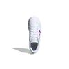 Adidas Neo Grand Court Leather Breathable Low-Top Sneakers Kids Sneakers White Blue FW1274