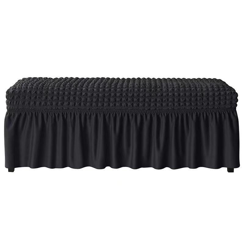 

Чехол на стул Bubble Lattice, длинный чехол для подставки для ног дивана, прямоугольный эластичный чехол для юбки S вино красного