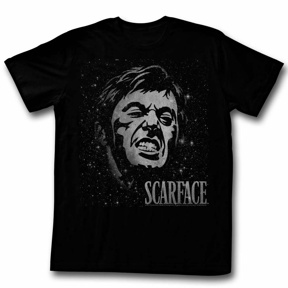 Scarface Space Black T-Shirt Mens Womens Tees Top L