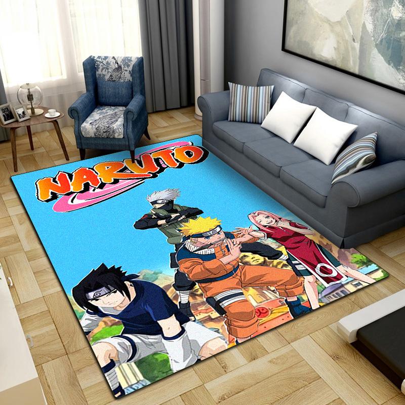 Anime-Naruto Area Carpet for Living Room Bedroom Home Decor Cool Movie Mat Floor Mat -LXR62