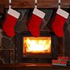 Creative Christmas Stocking Holder Hooks Fireplace Mantel Hanger Metal Clothes Hanger Christmas Party Decoration Supplies