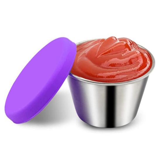 

Компактная антикоррозийная посуда для защиты окружающей среды, миска для закусок, тарелка для контейнера для приправ в ресторане фиолетовый