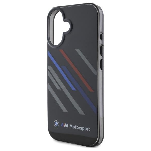 Bmw Bmhcp16M23Htrak Iphone 16 Plus 6.7  Czarny/Black Hardcase Motorsport Iml Random Stripes