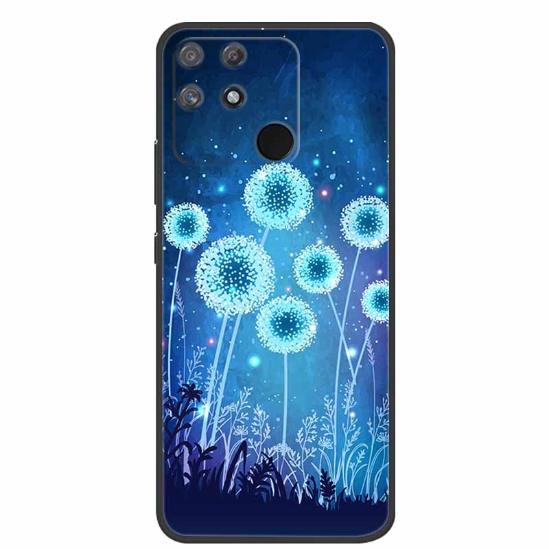 For Redmi 10C Case Redmi10C Black Soft Silicone Phone Case For Xiaomi Redmi 10C Back Cover Case Redmi 10 C Power Funda POCO C40