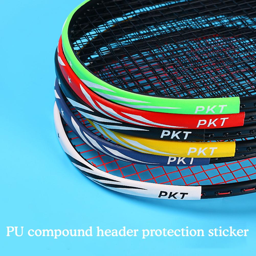 Wear Resistant Badminton Accessories Racket Head Protector Self Adhesive Tape Racquet Guard Racquets Durable Protective Sticker