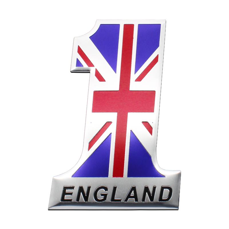 Auto Styling 3D Aluminium ENGLAND Vereinigtes Königreich UK Nationalflagge Karte Auto Motorrad Abzeichen Emblem Aufkleber Auto Zubehör