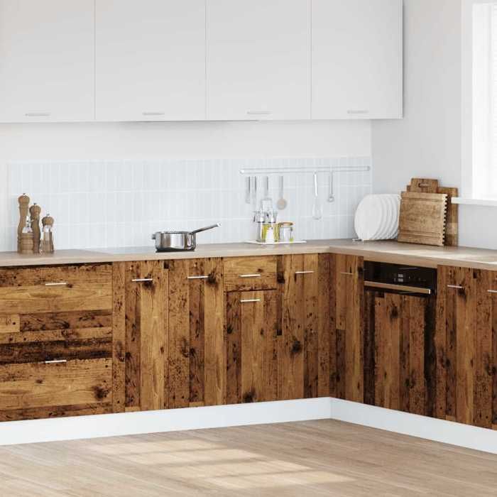 VidaXL Armoire à tiroirs "Lyon" Bois ancien 40 x 46 x 81,5 cm Bois d'ingénierie 856083