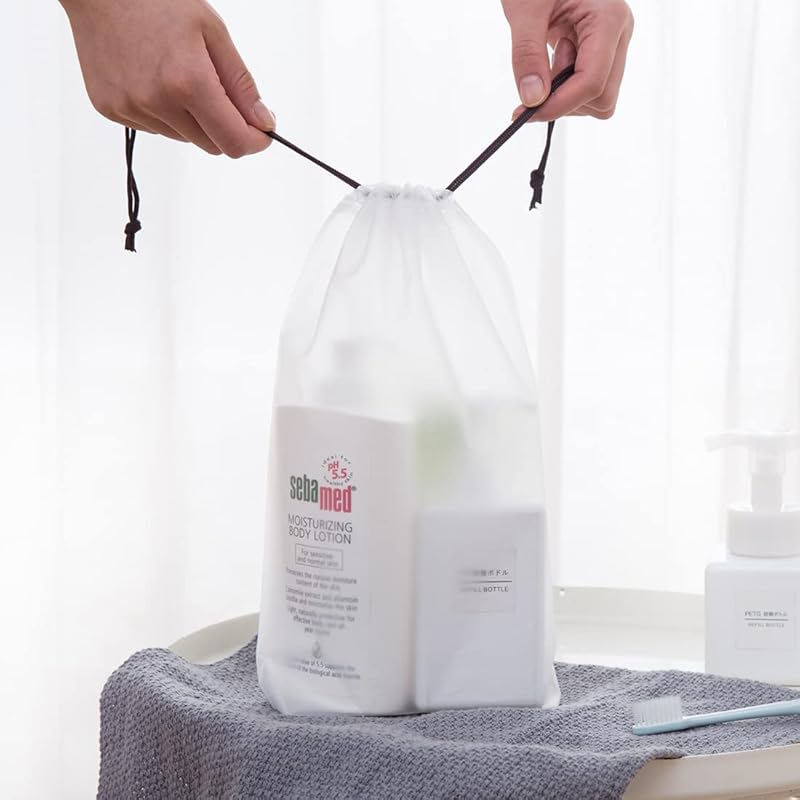 [18 disc set] vinyl drawstring bag waterproof drawstring bag travel storage bag Winuin Accessories clothing wet clothes shoes underwear storage bag