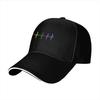 Pulse Hearbeat Unisex Baseball Caps Peaked Cap Pride LGBT Gay Love Sun Shade Hats for Unisex Women