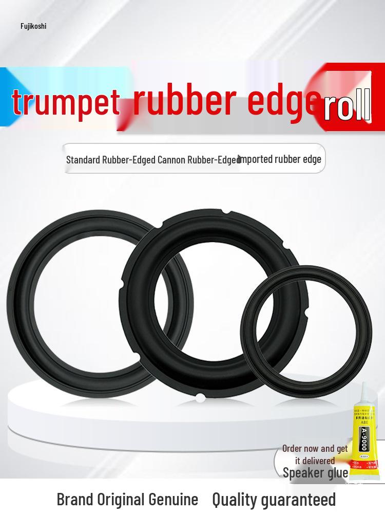 Audio Speaker Rubber Edge Repair Rings: 3/4/5/6.5/8/10/12 Inch Replacement
