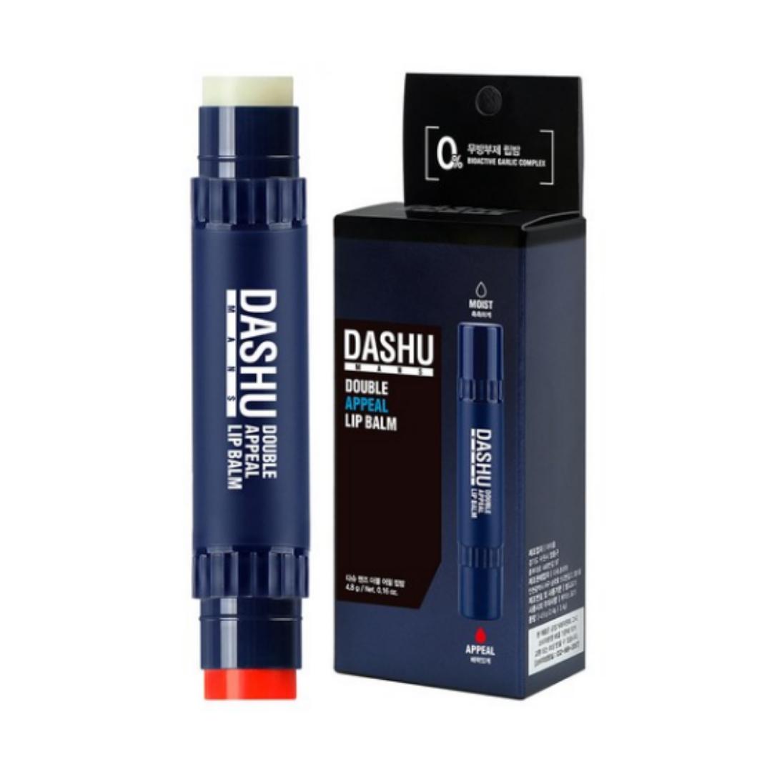 

DASHU Men’s Double Appeal Lip Balm — 4.8 g (Strawberry + Unscented), 1 unit