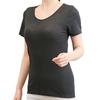 BS Fine Stone Standard Inner Short Sleeve Thin and Made In BN1203 "Wearable Bath" Women's Shirt, Lightweight, Non-Sweaty, Stretchy, Japan, (JP,
