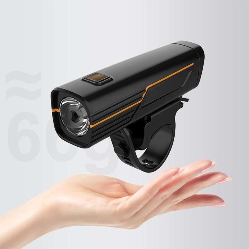 Night Riding Headlight Waterproof Mountain Bike Light Type C Charging Safety Cycling Bike Light for Outdoor Cycling