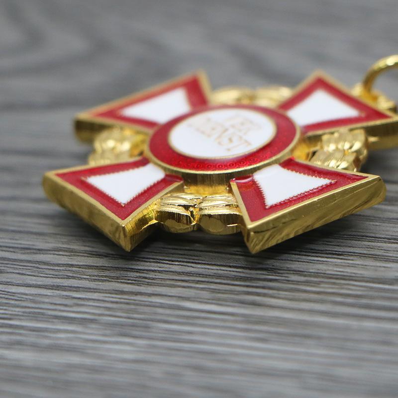 In Stock: Austro-Hungarian Order of Merit Cross & Emperor Franz Joseph Medal – Commemorative Pendant Accessories for Film and TV Props