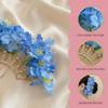 Sweet Flora Hair Stick Bohemian Side Clip Headdress Simulation Flower Hair Fork  Daily Wear