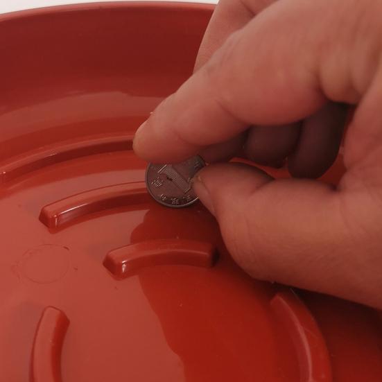 Blumentopf-Tablett, verdickter, robuster Kunststoff, praktisches wassersparendes Tablett für das Büro