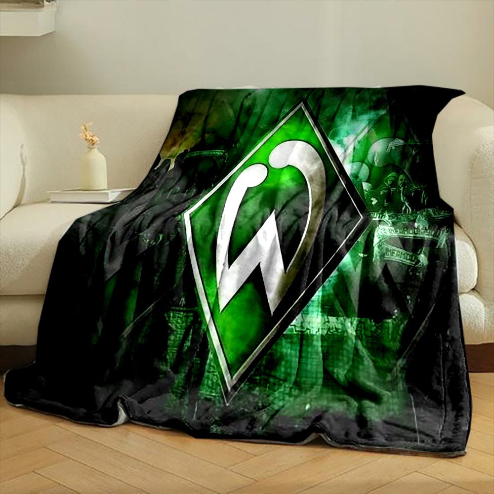 Green Geometric Symbol Designed Flannel blanket for bedroom, living room, sofa, and nap