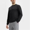FILA Versatile Casual Knit Pullover Sweatshirt Men sweatshirt Deep-Black A11M511221FBK