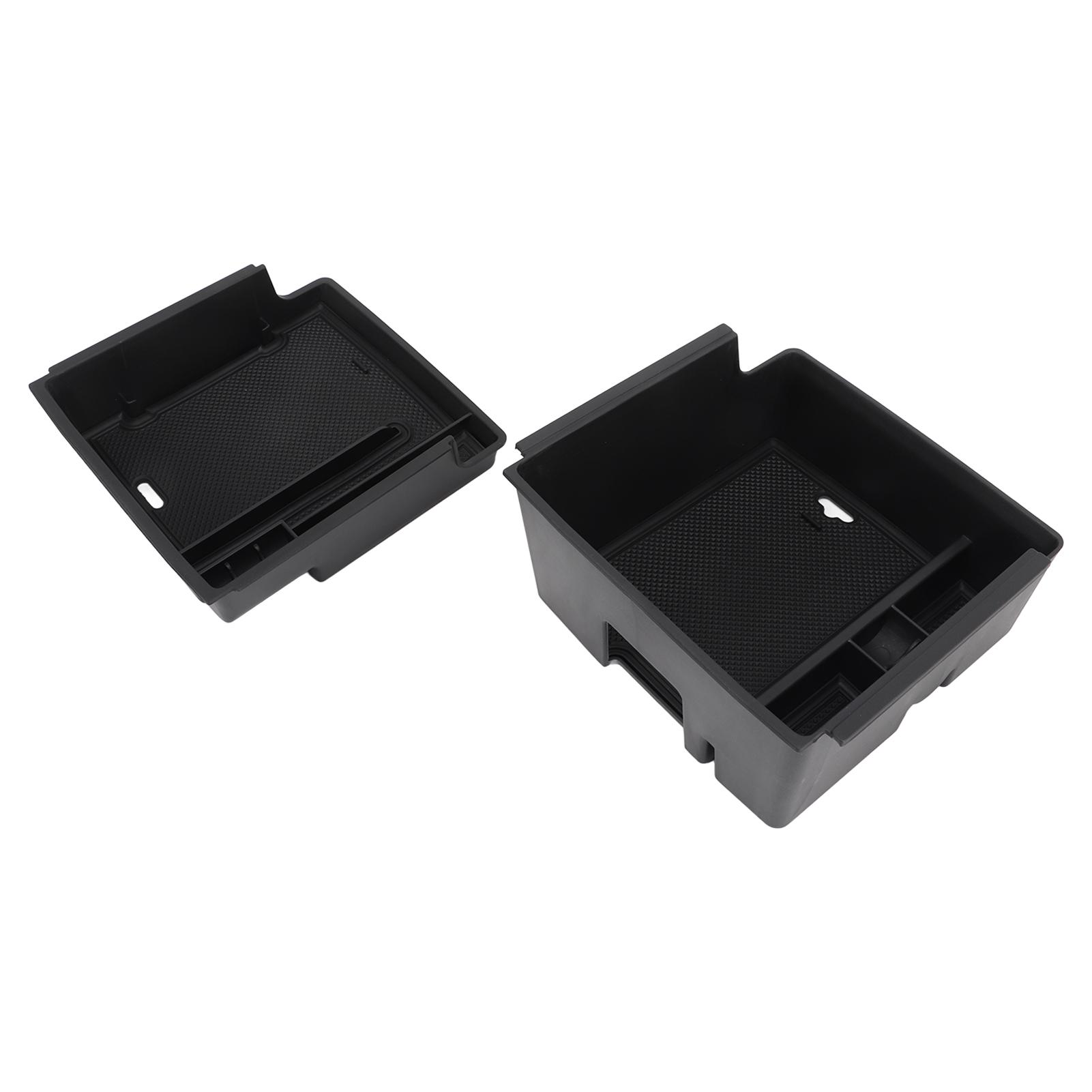 

2PCs Center Console Storage Box Armrest Organizer Replacement for Ford Bronco 2021+
