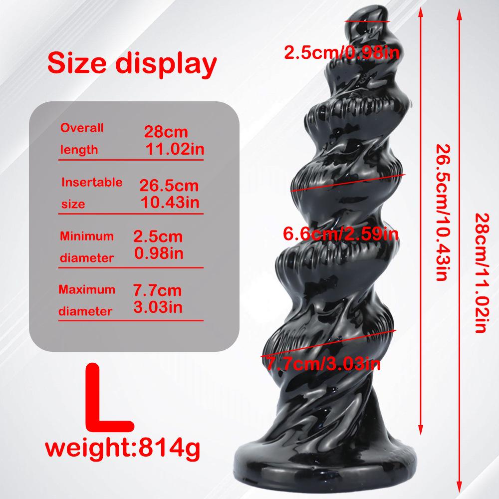 28cm besisukantis ateiviškas analinis kaištis vyrams ir moterims