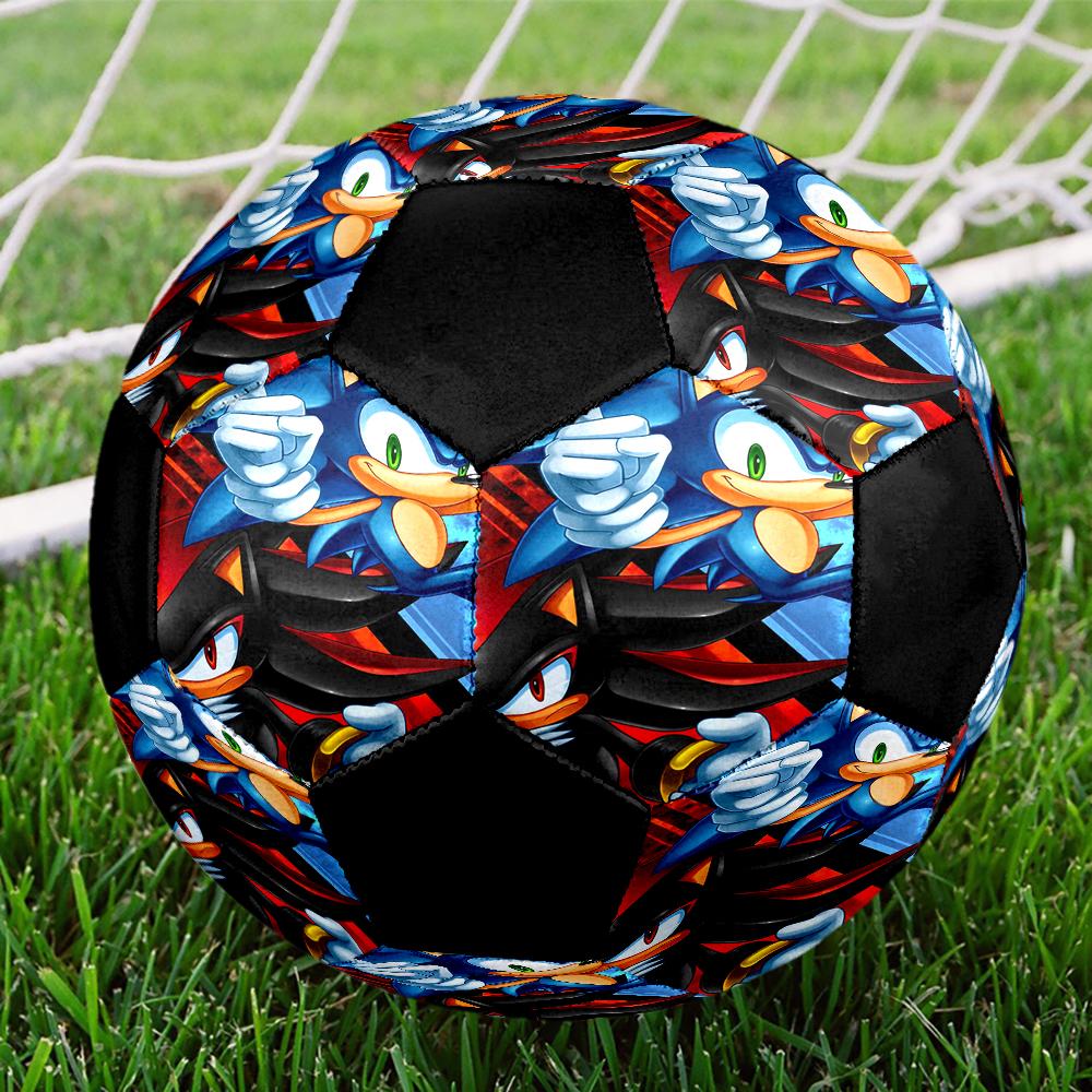 Sonic Theme Size 5 Soccer Ball, Suitable for Both Indoor and Outdoor Matches, a Gift Suitable for Everyone.